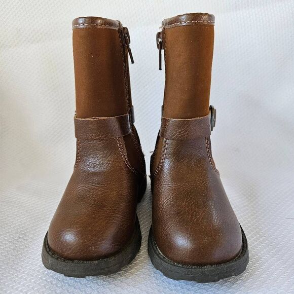 Carter's Toddler Girls Riding Boots in Brown Size 5 - Picture 3 of 5